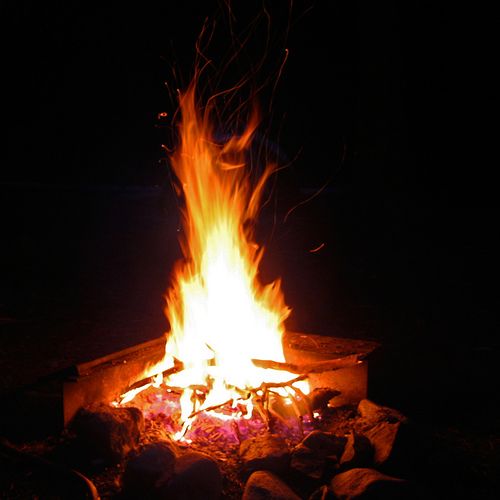 Bonfire activity at Swiss Guest House